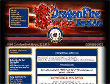 Tablet Screenshot of dragonfire-ma.com